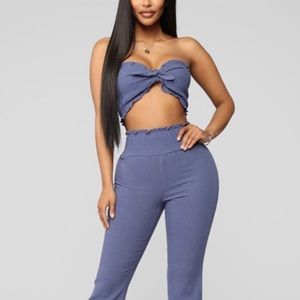 SAMANTHA SMOCKED PANT SET🦋 ;